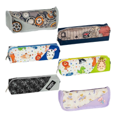 Пенал шкільний на змійці МІКС №2 "Bourgeois" 20*4,5*6см