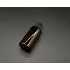 Скляні пляшечки в бурштиновому склі. 27х64мм 20мл