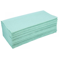 Рушники паперові V макулатурні зелені 160 лист (25)