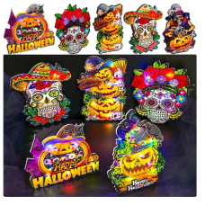 Декор з LED-підсвіткою на Halloween 26*17*1см 601-1