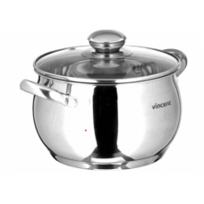VC-3168-16 Каструля "Vincent" з корозійностійкої сталі з кришкою 2,2л