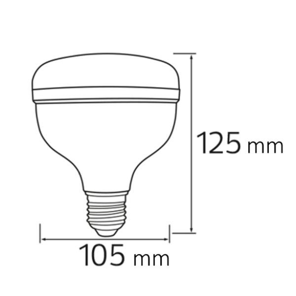 LED Лампа 30W Е27 6400К CRYSTAL-30 HOROZ