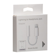 Кабель Aux Cable GL032 7G Lightning to 3.5 Jack/Bluetooth version/No Logo (Сірий)