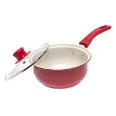 Сотейник "мармурова крихта із кришкою 16х8см