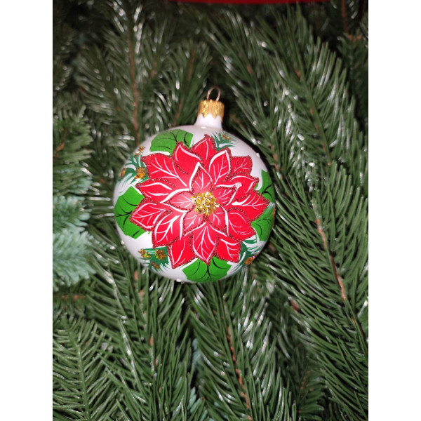 Ялинкова іграшка 80мм скло