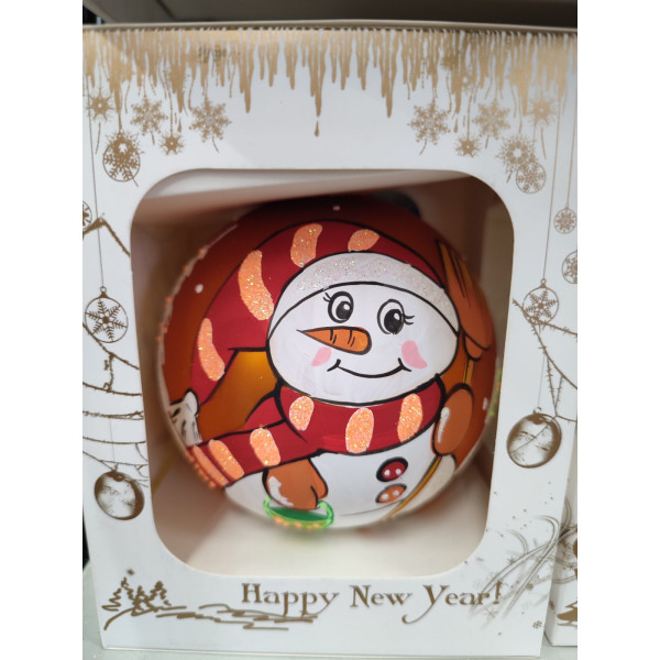 Ялинкова іграшка 100мм скло