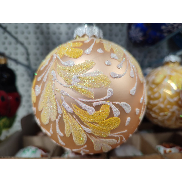 Ялинкова іграшка 90мм скло