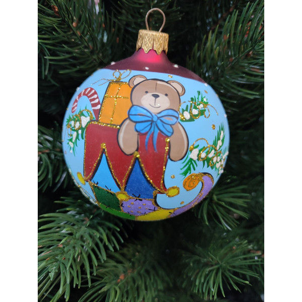 Ялинкова іграшка 90мм скло