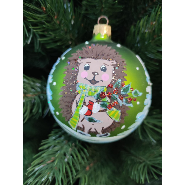 Ялинкова іграшка 90мм скло