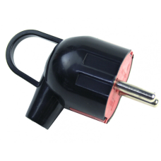 А521 Вилка із заземл. кутова з кільцем 00250/6250