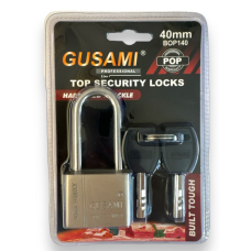 Замок №О-40L навісний метал. GUSAMI ДОВГИЙ 40мм