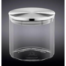 Wilmax Thermo Ємність скляна д-збер.з-метал.криш.10х10см,600мл