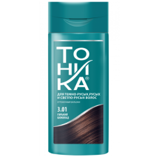 "Тоніка" Бальзам для надання відтінку волоссю з ефектом біоламінування 3.01 "Гіркий шоколад", 150 мл