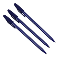 Ручка кулькова 555 синя полосата 23828/AH-555 07167