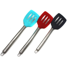 Лопатка силікон з мет. ручкою