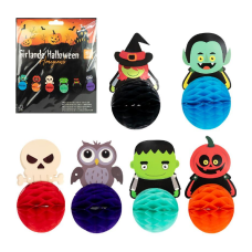 Гірлянда об'ємна з 6 персонажами на Halloween 300см