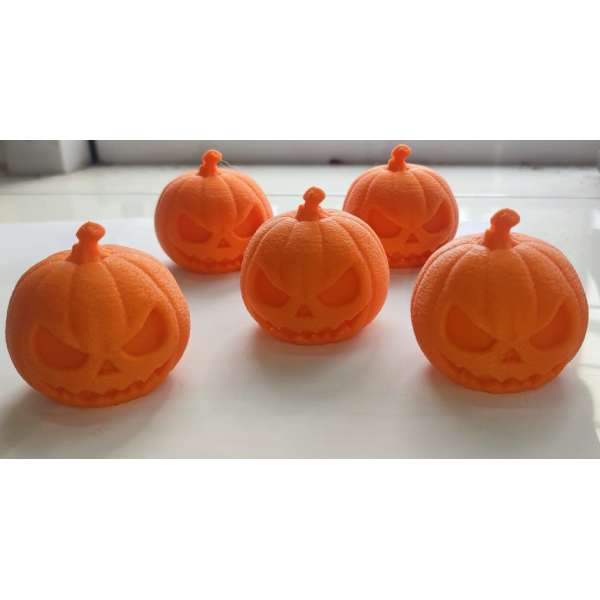 Гарбуз середній "Halloween" 1шт 3D 5см