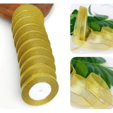 Стрічка Парча 1,2см колір мікс 22м