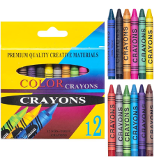 Воскові олівці 12 кольорів CRAYONS 2688A 112587