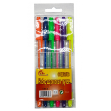 Набір кулькових ручок широкий 6цв (2880) (06890)