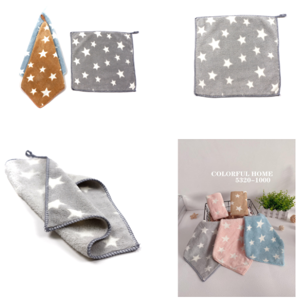 Серветки кухонні Fibra 30х30 см зірка/квіти мікс 25371 1шт