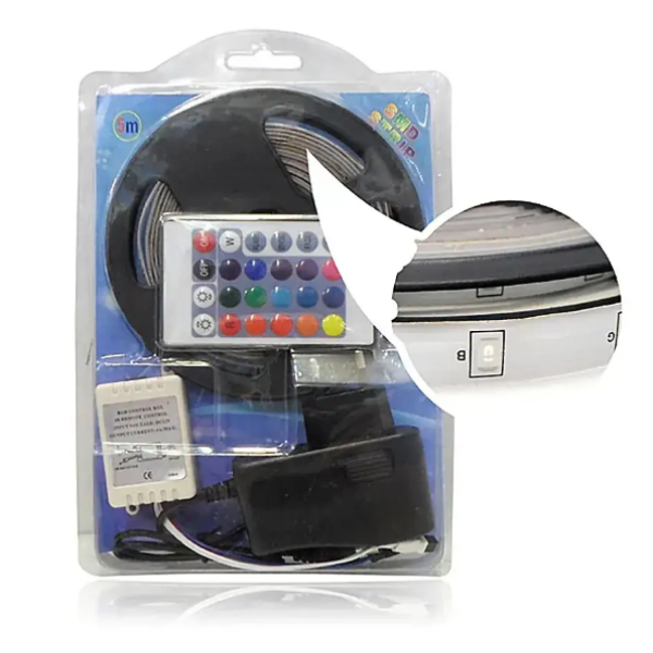 LED Стрічка світлодіодна 5м 5050RGB 60led/m 12V 9460 (50) 2032