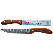 Ніж №К-153-4 кухонний з дер. ручкою