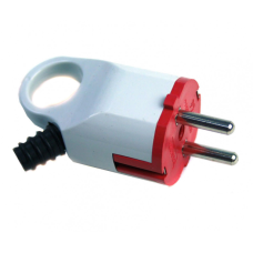 Вилка кутова А523 А522 з заземленням (00252) 00251