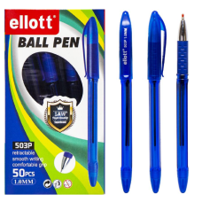 Ручка масляна ET503P-50 тонована синя (50)