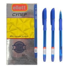 Ручка масляна "Ellott" ET2208-50 синя