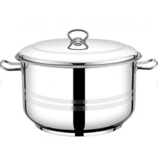55880-26 Каструля "Lessner" Rica з нержавіючої сталі з кришкою 8,5л