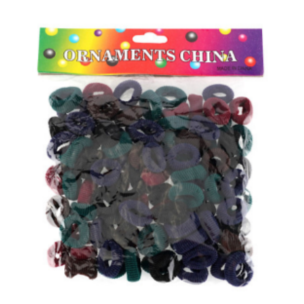 Резинка для волосся махрова (100шт/уп)