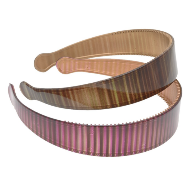 Обруч пластик широкий полоска кольоровий 3см/5см