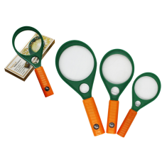 Лупа №АТВ-50-2 руч. пл. 2цв корпус 50мм (1*6,5*16,5)см (300) (17032)