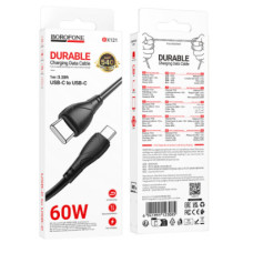 Кабель USB Borofone BX121 Type-C to Type-C 60W (Чорний)