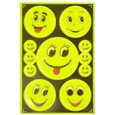 Наклейка світловідбиваюча 11 шт. "Смайл" 134
