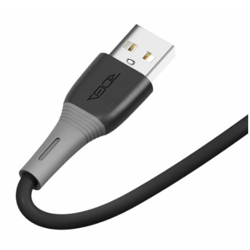 Кабель USB Ridea RC-M133 Spring 12W Lightning (Чорний)