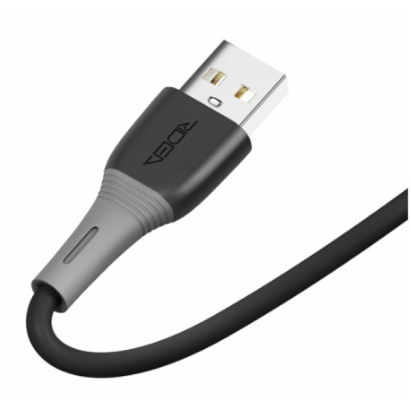 Кабель USB Ridea RC-M133 Spring 12W Lightning (Чорний)