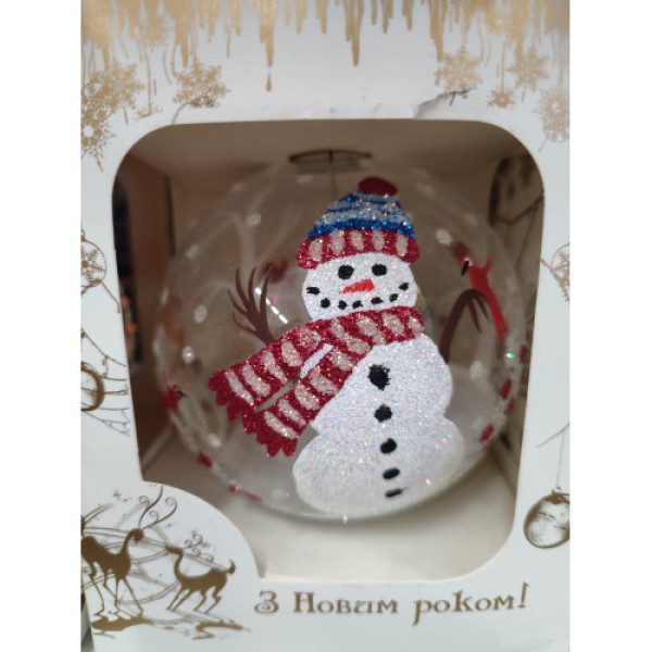 Ялинкова іграшка 100мм скло