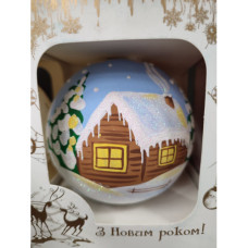 Ялинкова іграшка 100мм скло