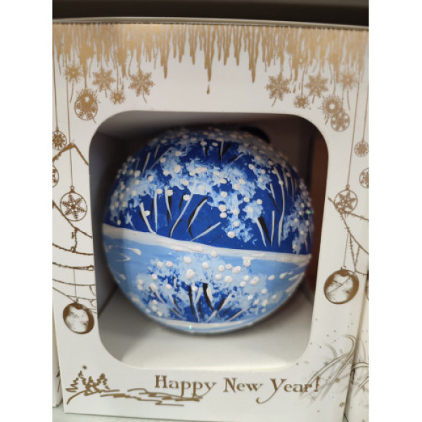 Ялинкова іграшка 100мм скло