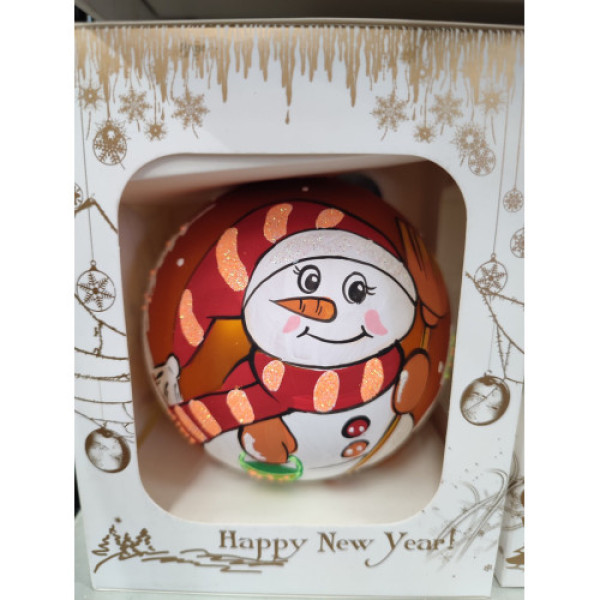 Ялинкова іграшка 100мм скло