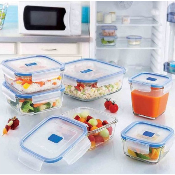 P3547 Ємність для їжі прямокутна з кришкою 820мл «Luminarc» Pure Box Active