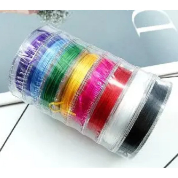 Силіконова нитка гумка 0,7 мм, 8,5 метрів