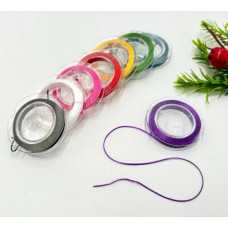 Силіконова нитка гумка 0,7 мм, 8,5 метрів