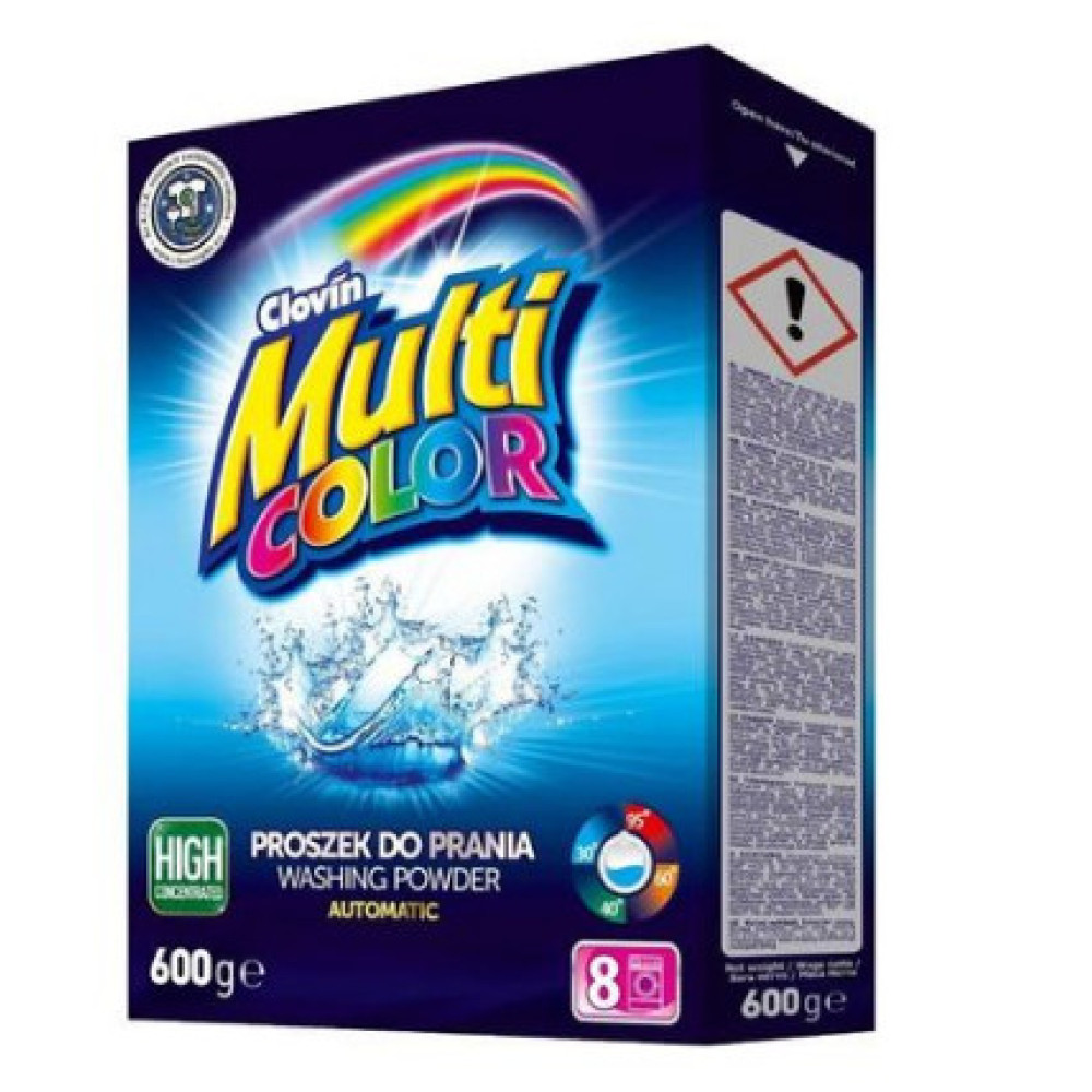 MULTICOLOR Засіб мийний для прання порошкоподібний 600г к/к