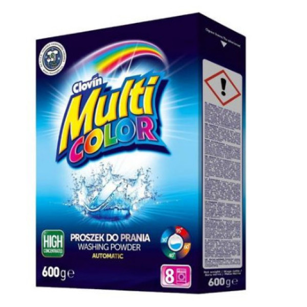 MULTICOLOR Засіб мийний для прання порошкоподібний 600г к/к