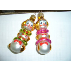 Скляна іграшка 1123 Гусениця