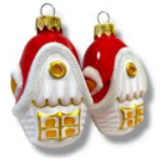 Скляна іграшка хатинка 1004