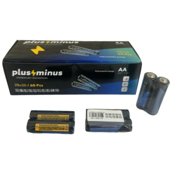 Батарейка R06 AA Plus-minus 1шт